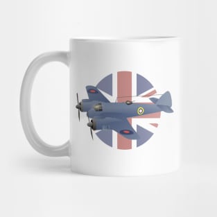 Bristol Type 156 Beaufighter British WW2 Airplane Mug